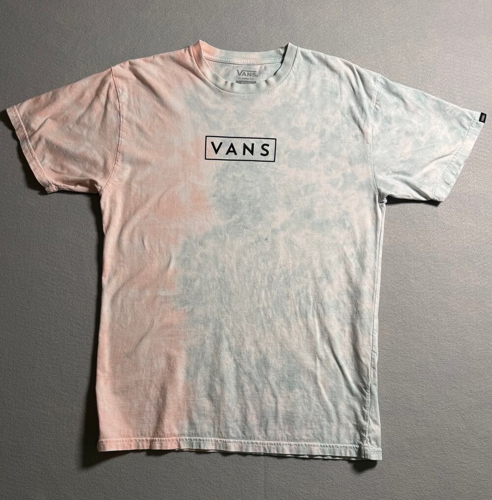 Vans Easy Box Tie Dye T-shirt Size Medium